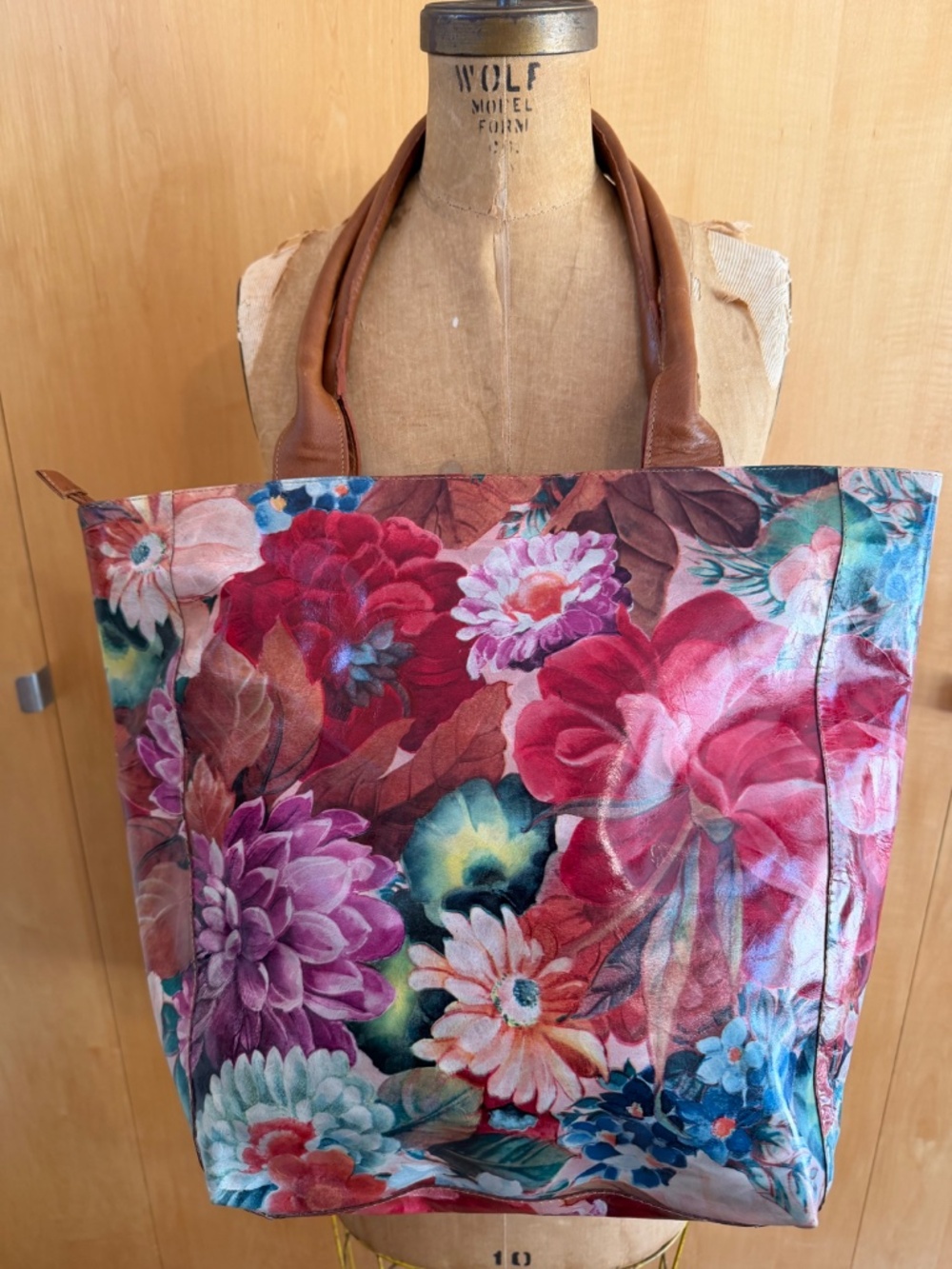 From South America, ASUL Brand, Unusual Floral Tote Bag